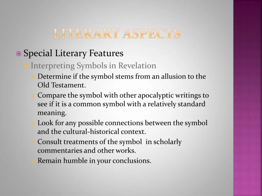 literary aspects 13