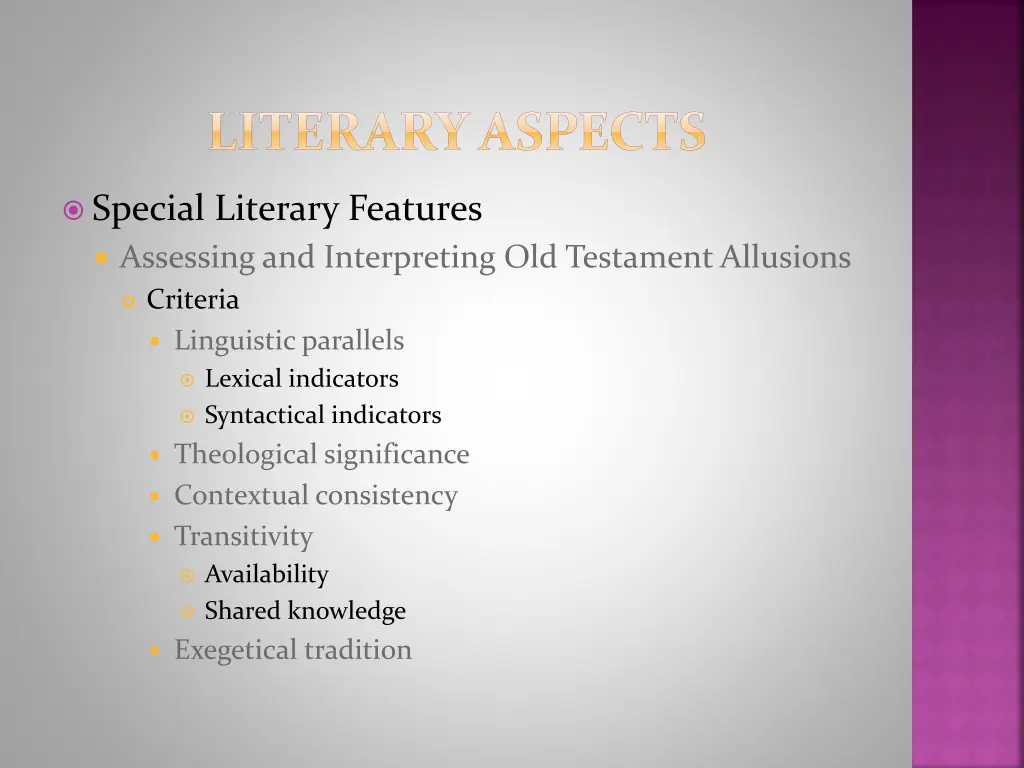 literary aspects 9