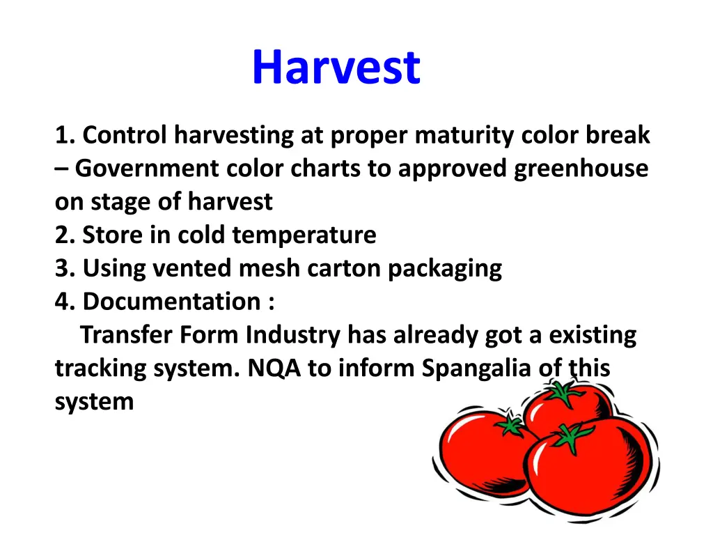 harvest