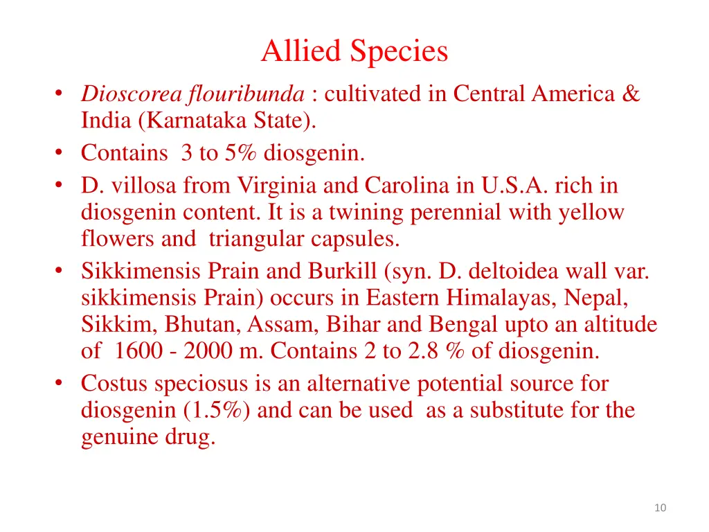 allied species