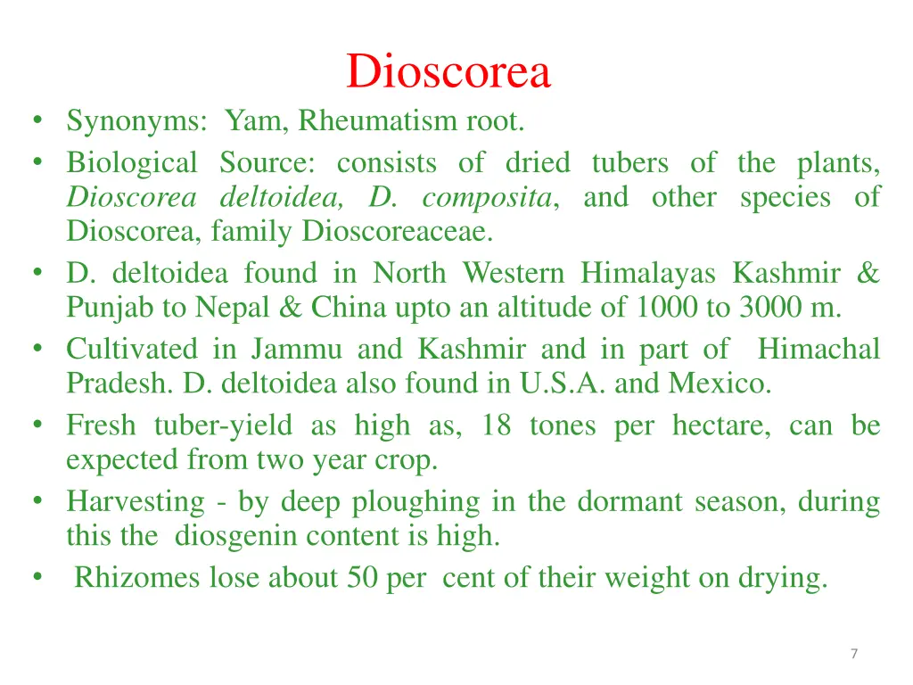 dioscorea