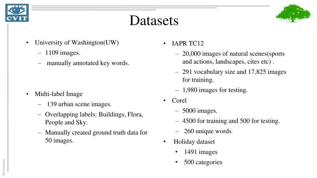 datasets