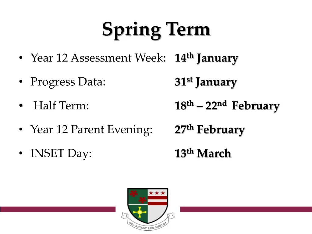 spring term