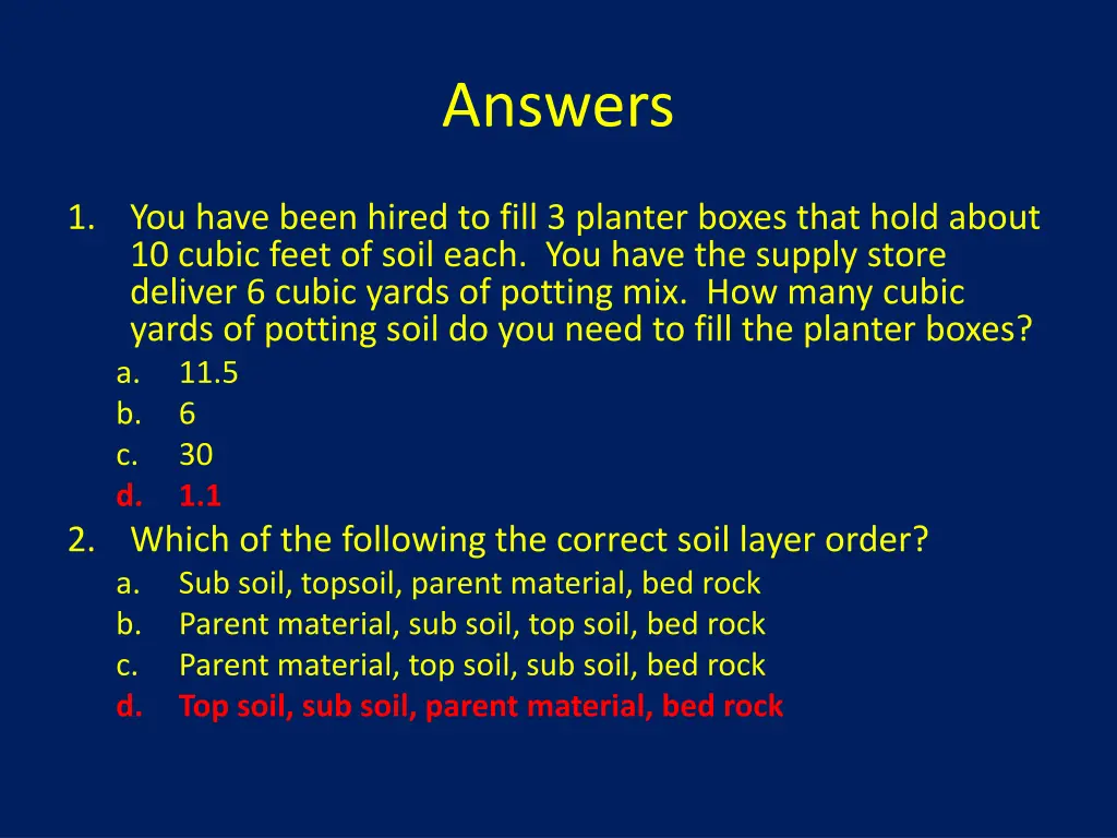 answers 17