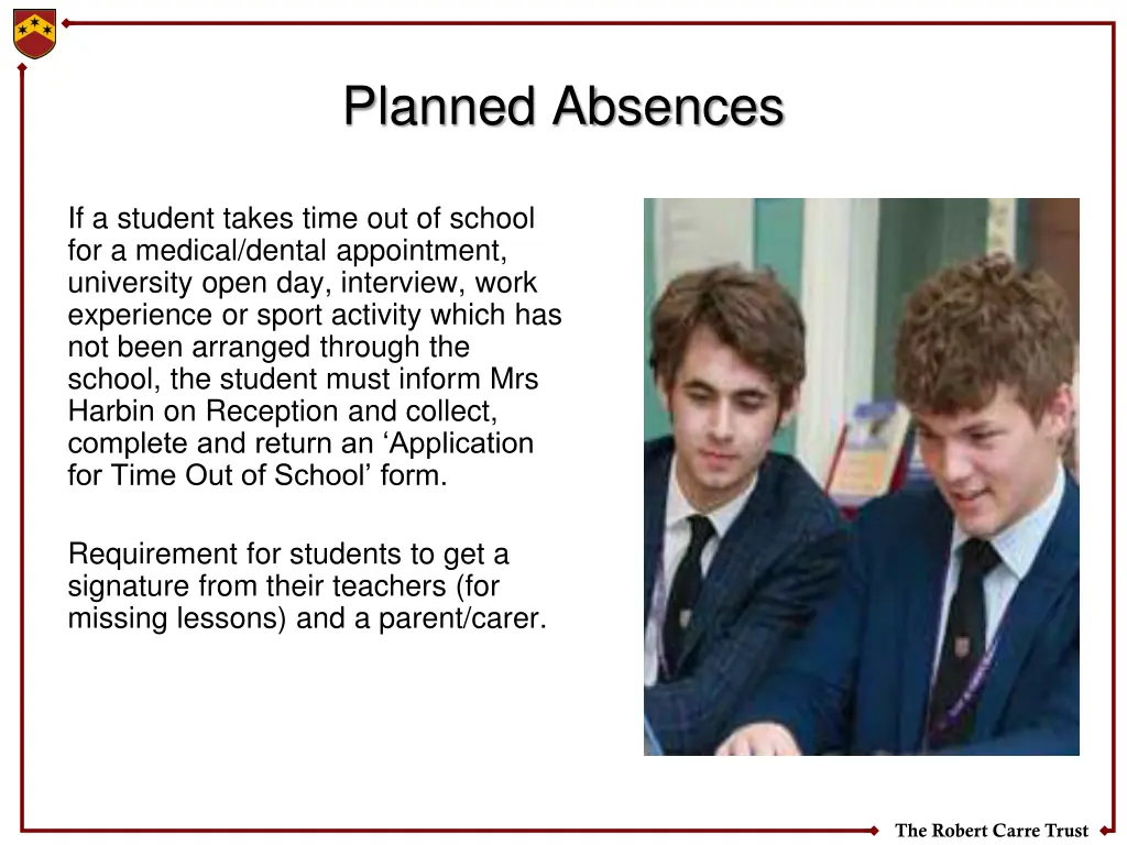 planned absences