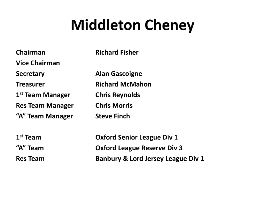 middleton cheney 1