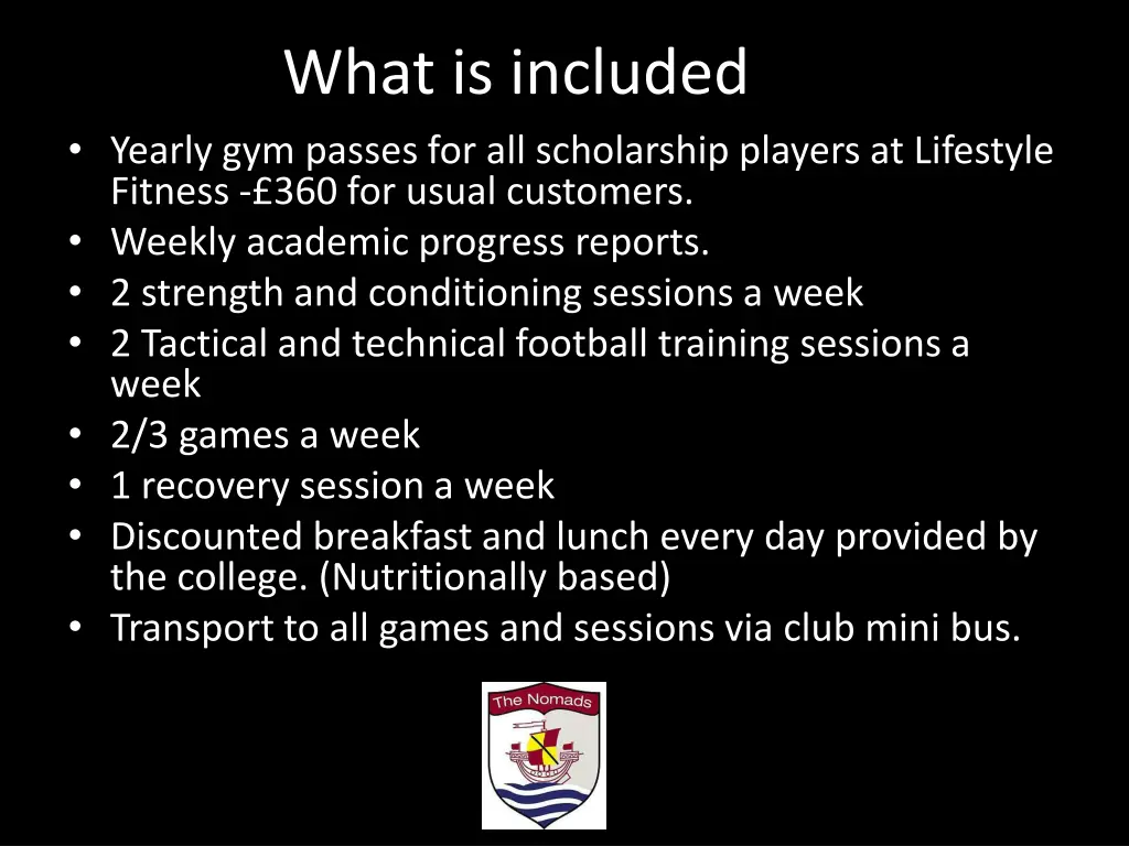 what is included yearly gym passes