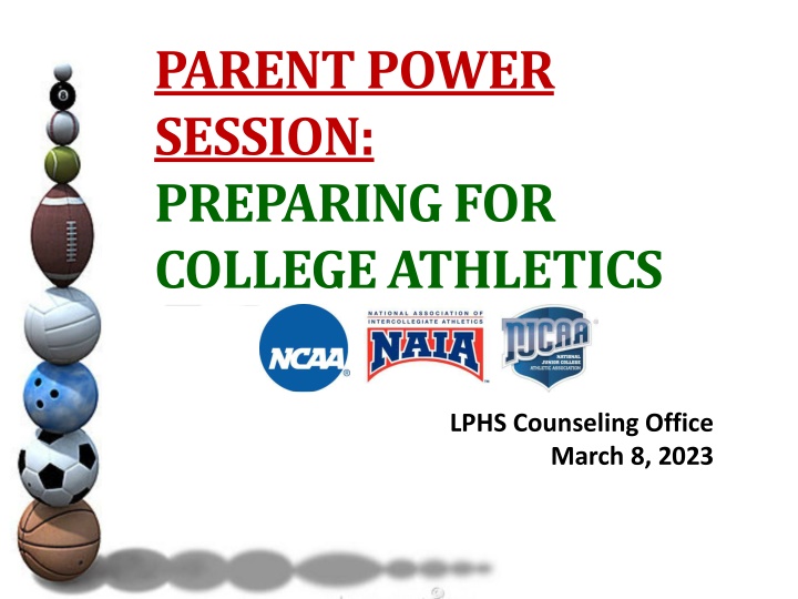 parent power session preparing for college