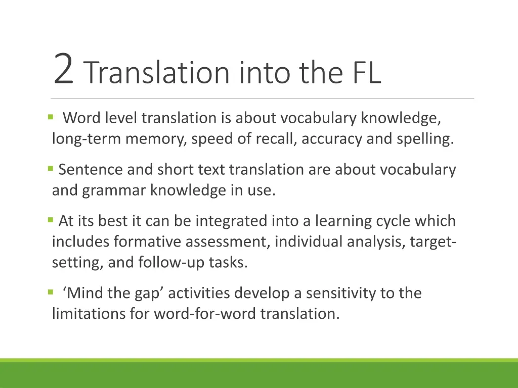 2 translation into the fl