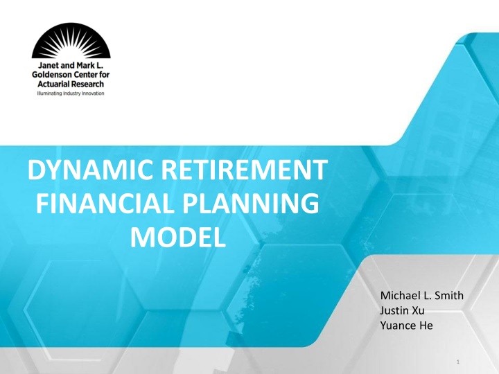 dynamic retirement financial planning model