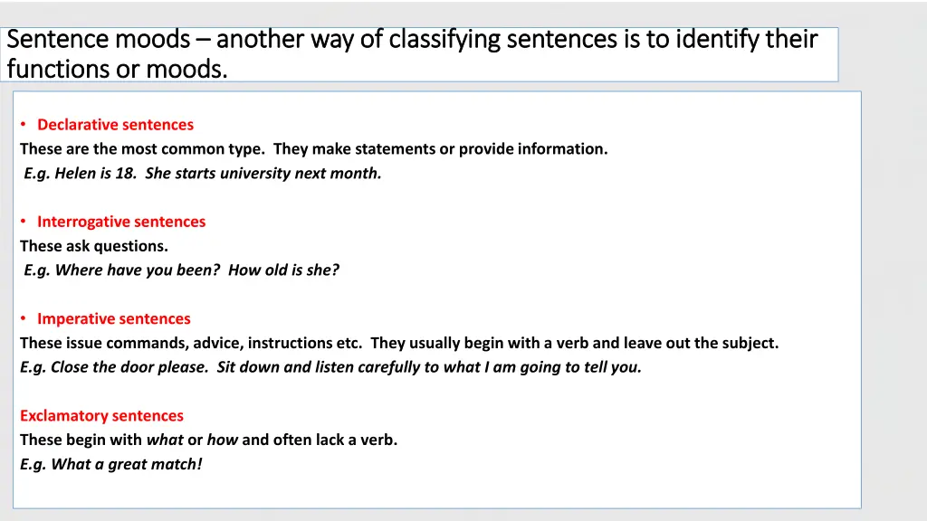 sentence moods sentence moods another