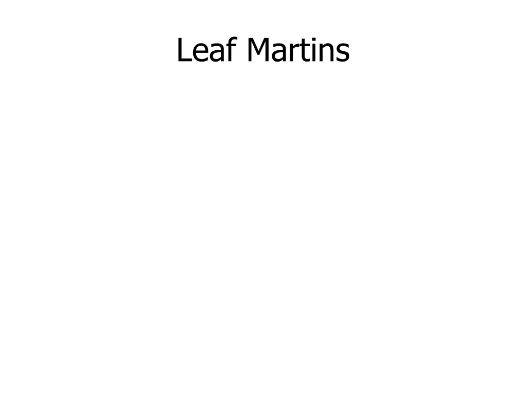 leaf martins