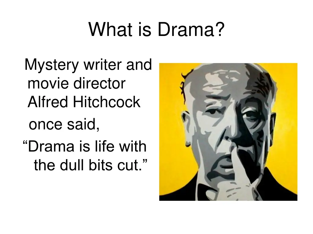 what is drama