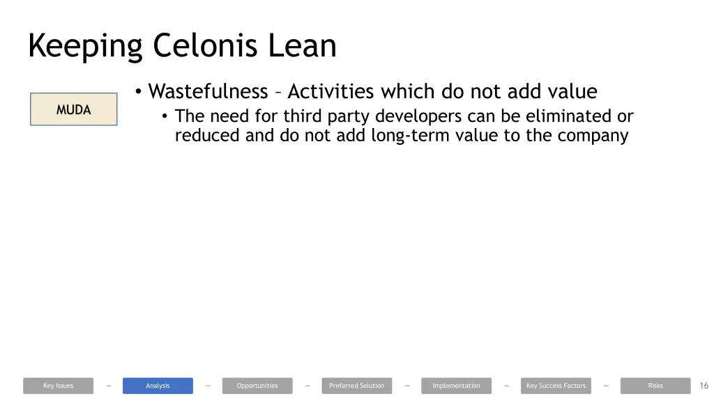 keeping celonis lean