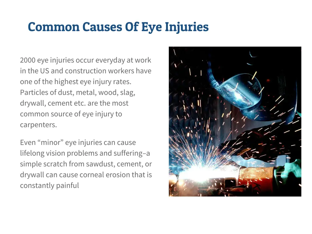 common causes of eye injuries