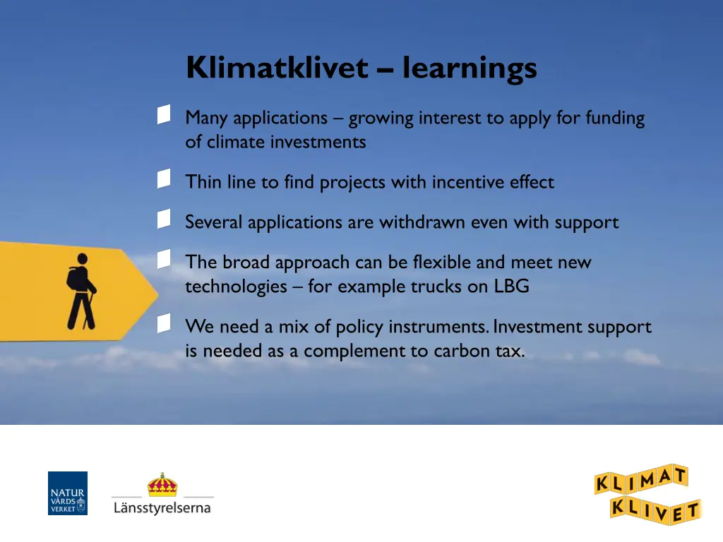 klimatklivet learnings