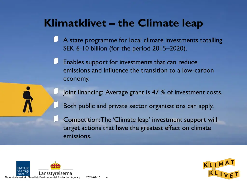 klimatklivet the climate leap