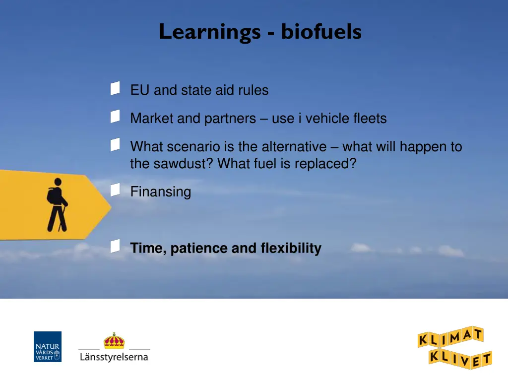 learnings biofuels