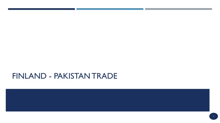 finland pakistan trade