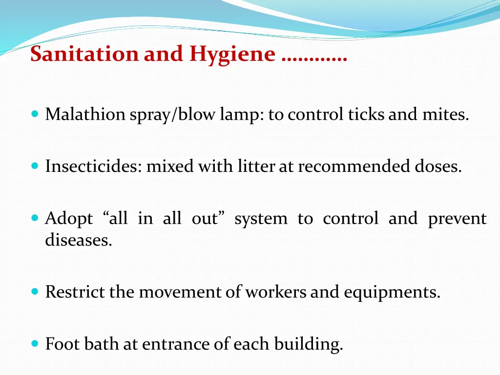 sanitation and hygiene 1