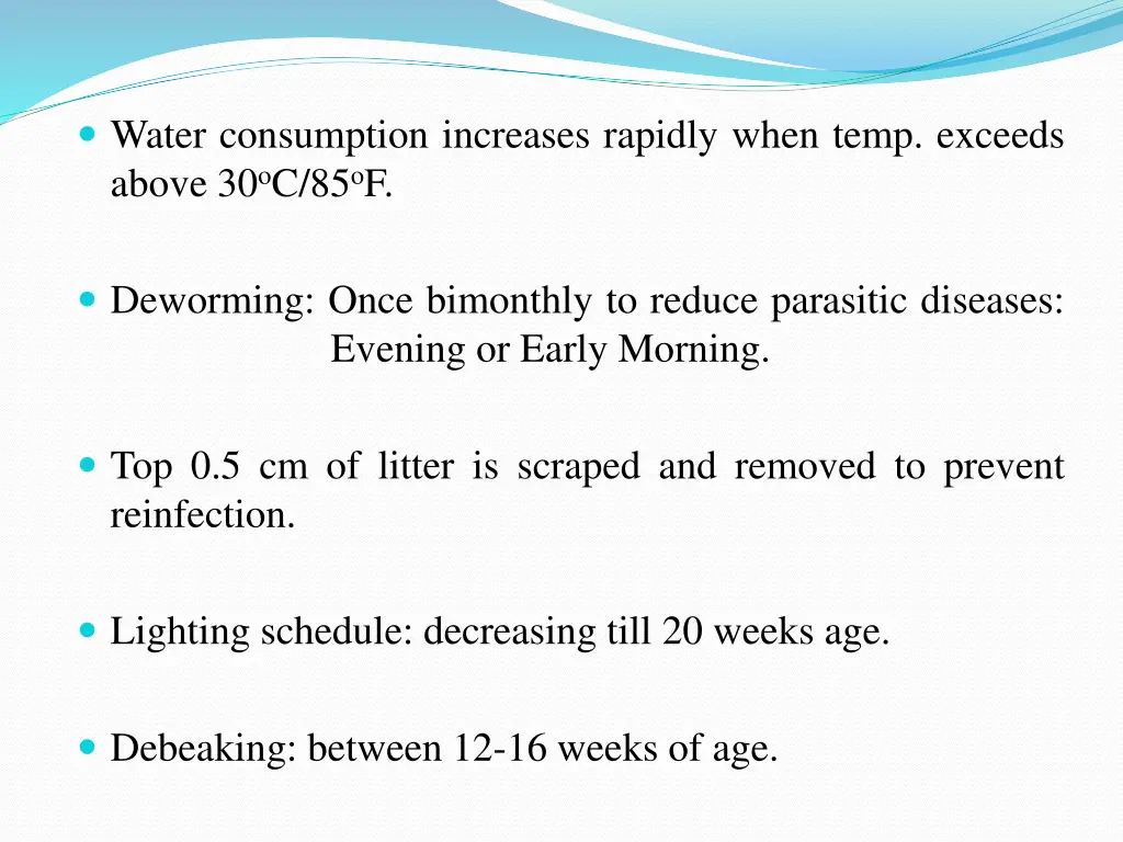 water consumption increases rapidly when temp