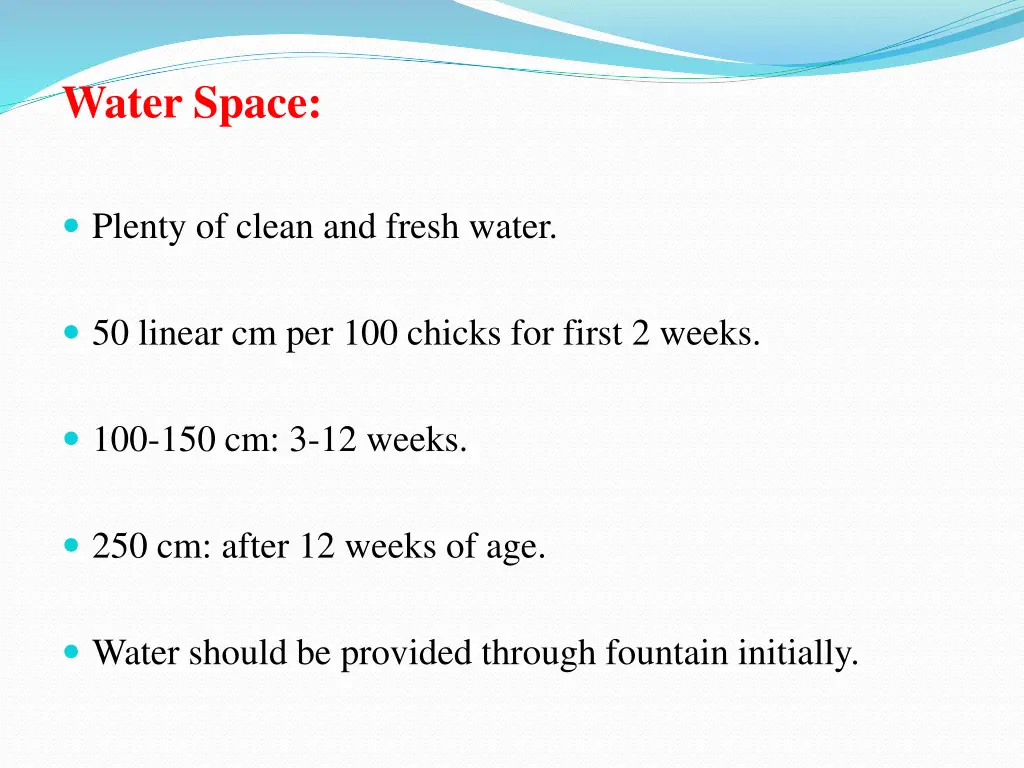 water space