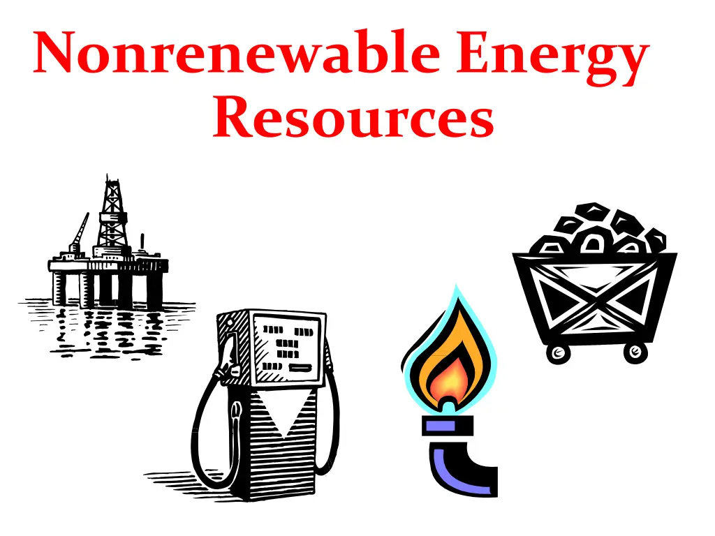 nonrenewable energy resources