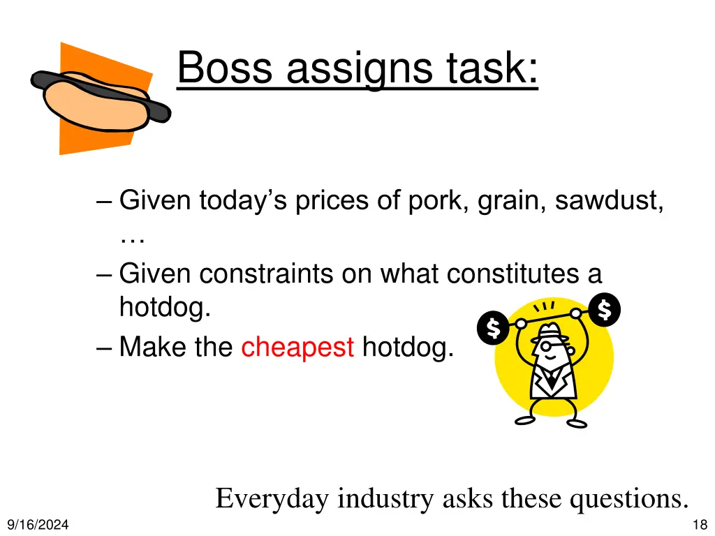 boss assigns task