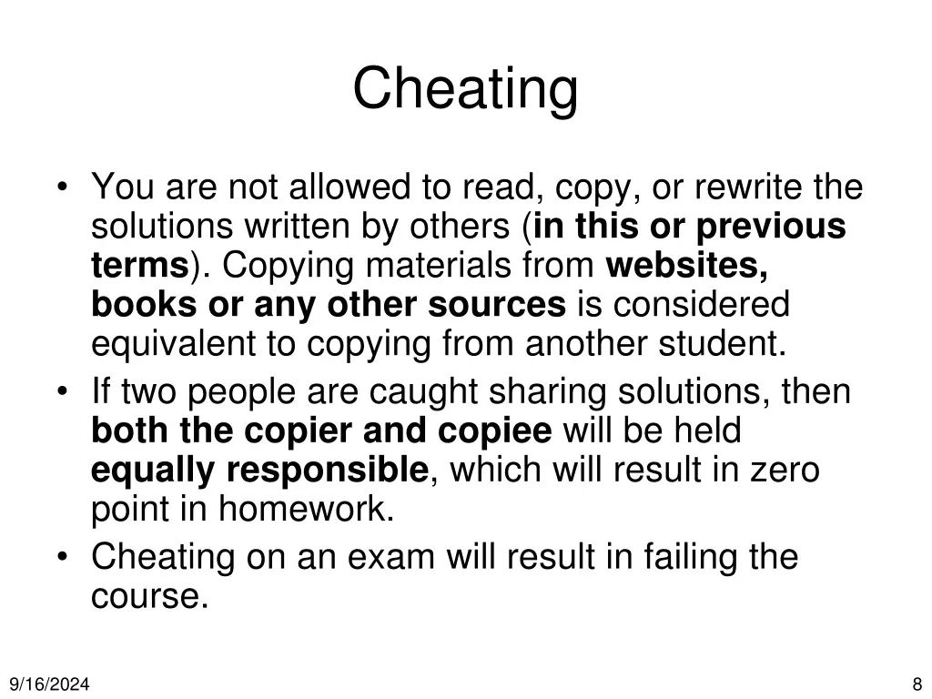 cheating