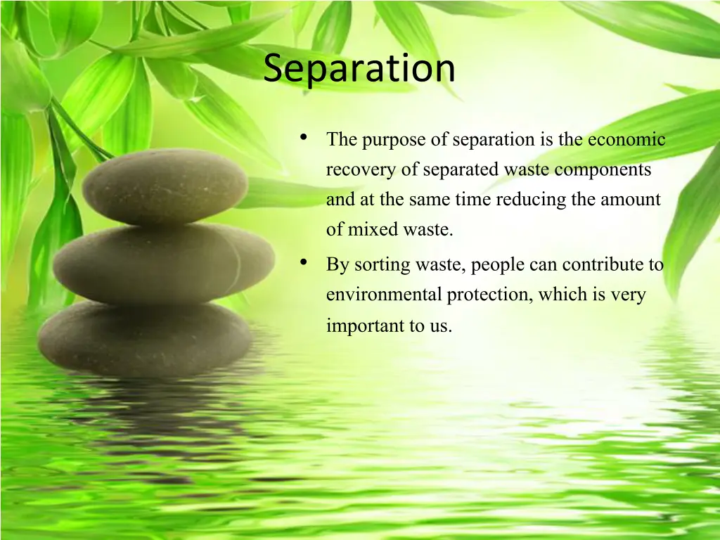 separation