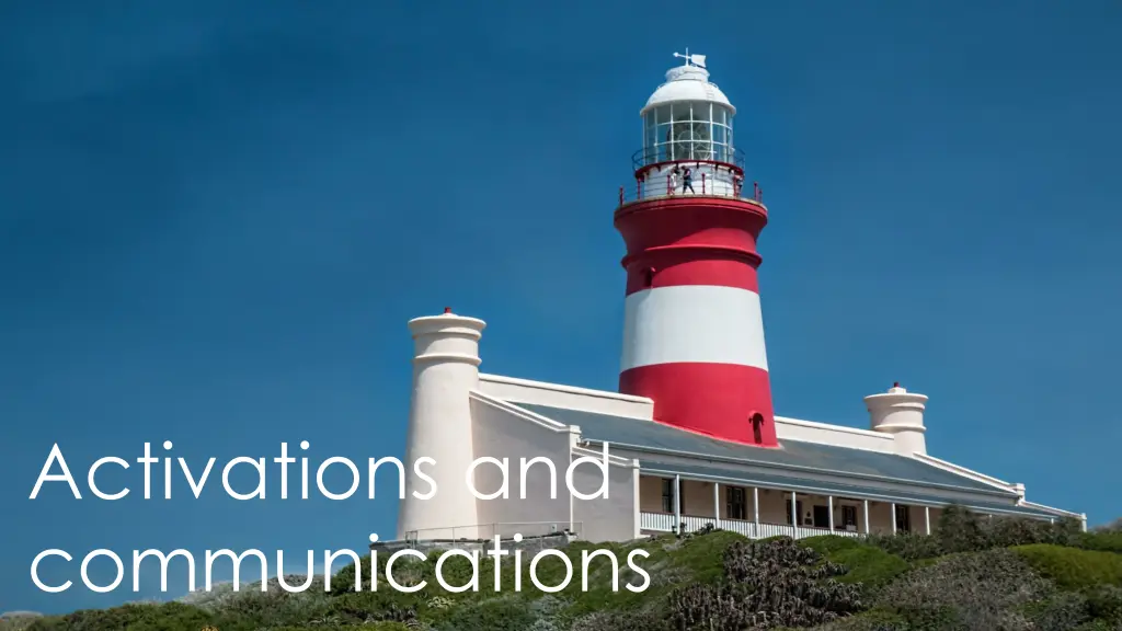 activations and communications
