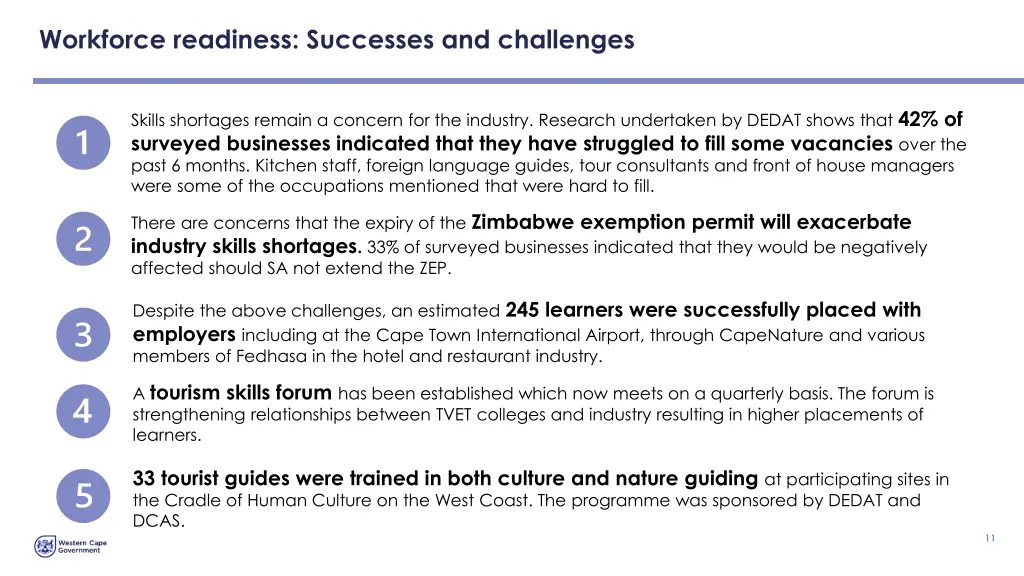 workforce readiness successes and challenges