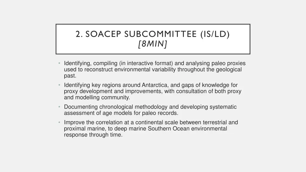 2 soacep subcommittee is ld 8min