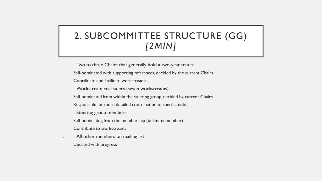 2 subcommittee structure gg 2min