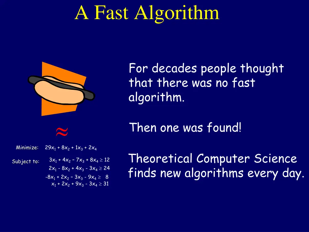 a fast algorithm