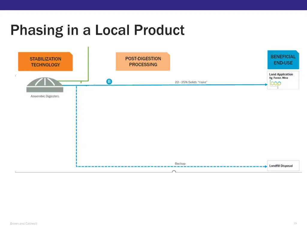 phasing in a local product