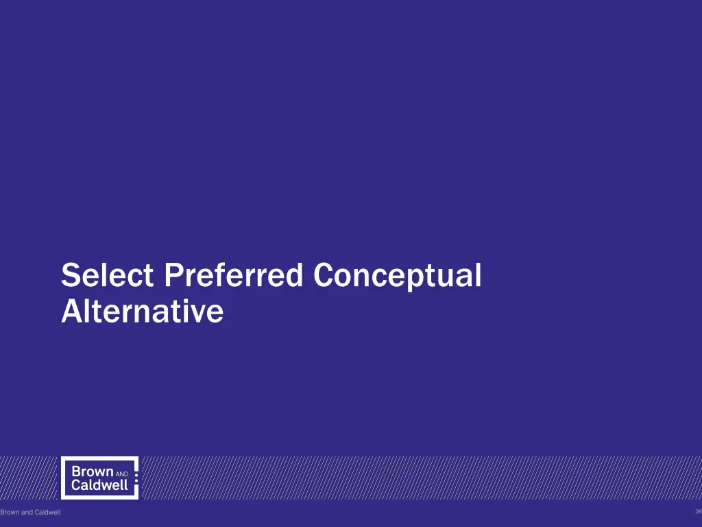 select preferred conceptual alternative