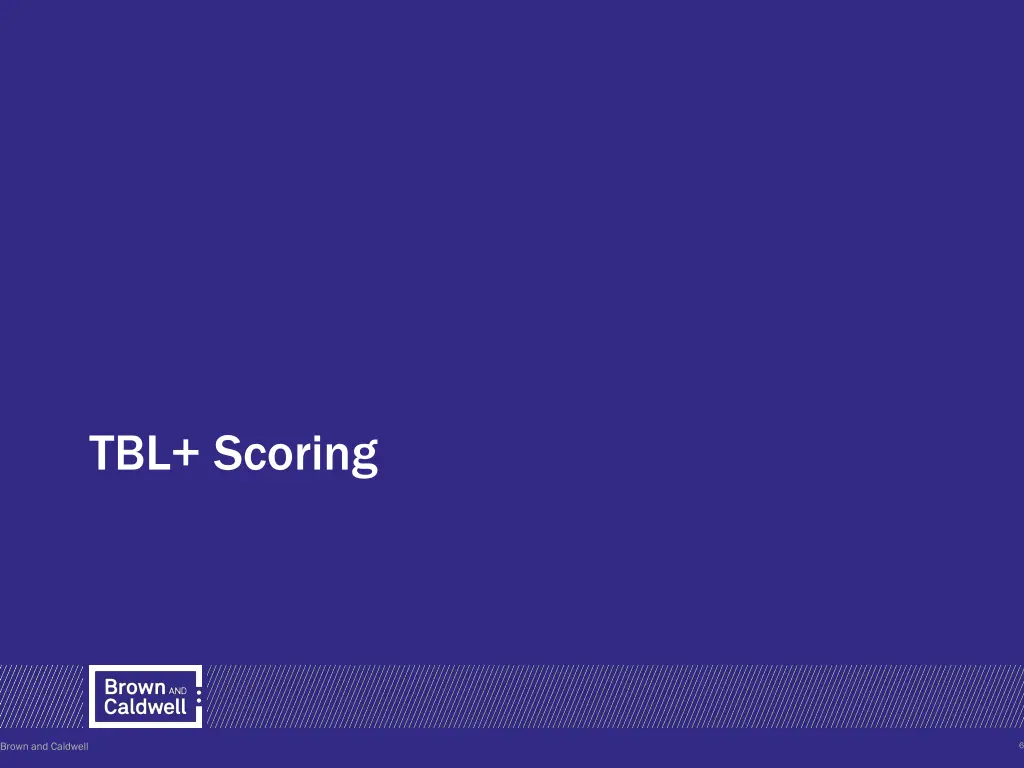 tbl scoring