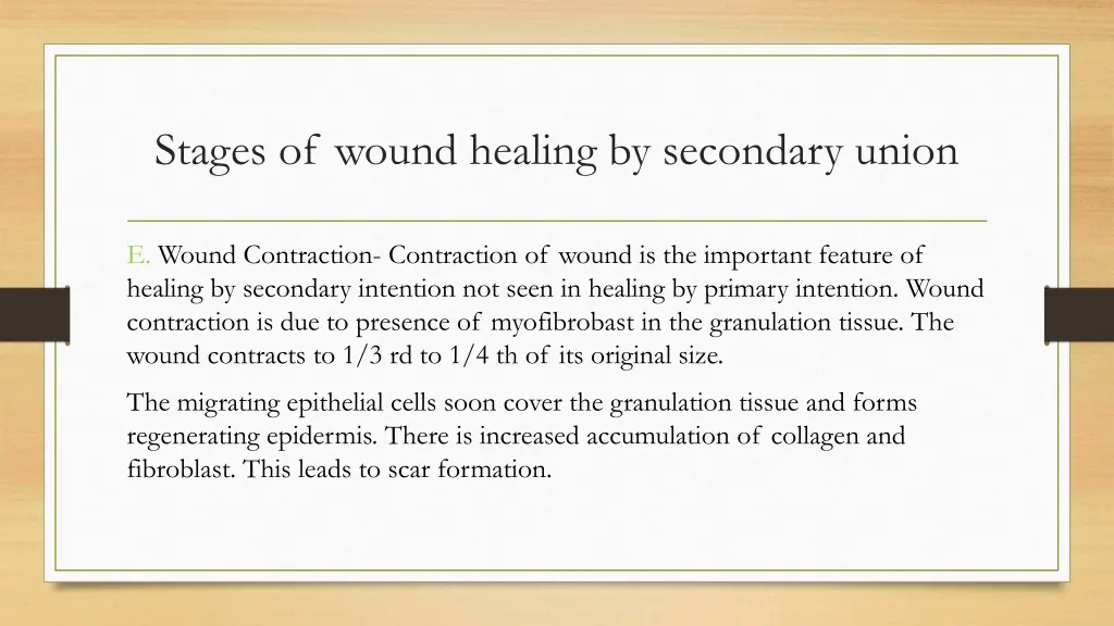 stages of wound healing by secondary union 2