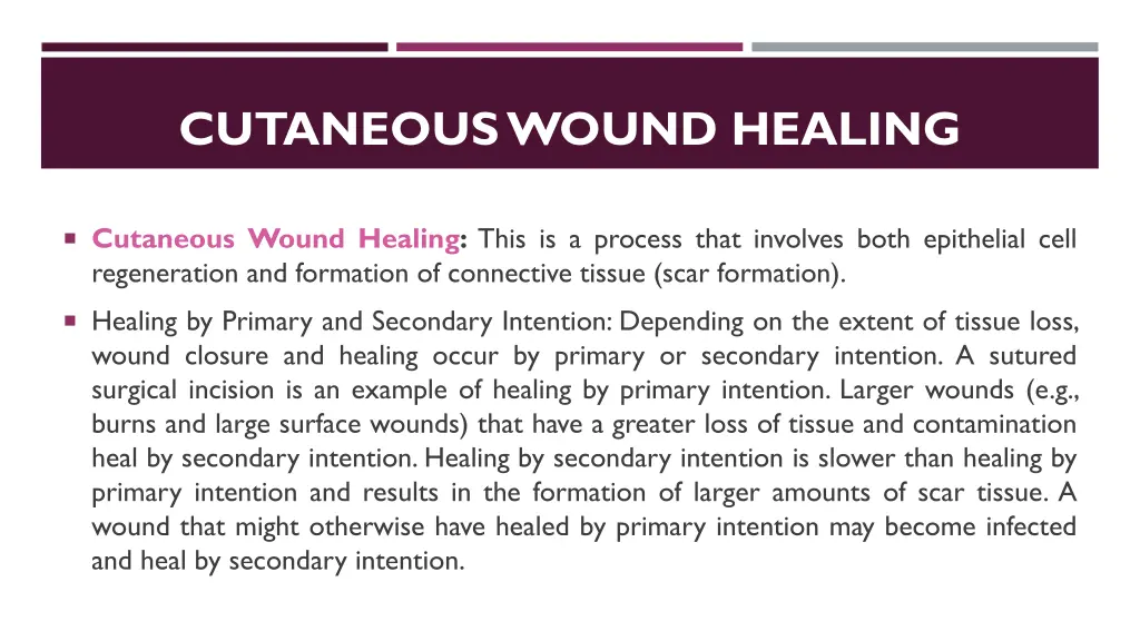 cutaneous wound healing