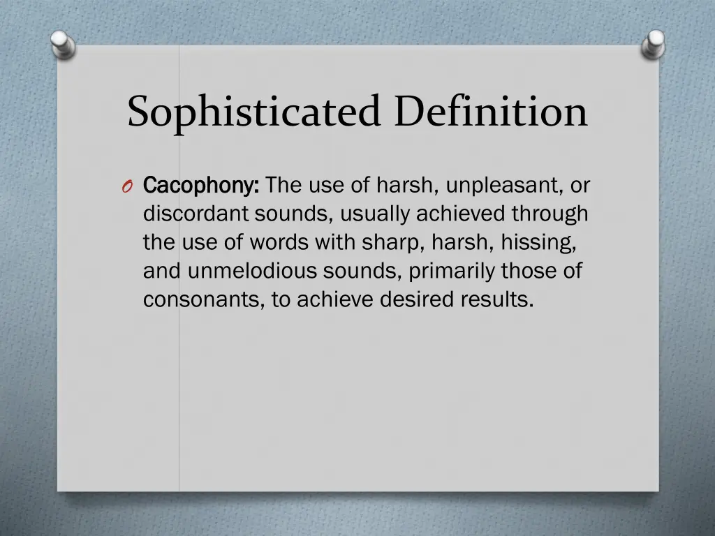 sophisticated definition