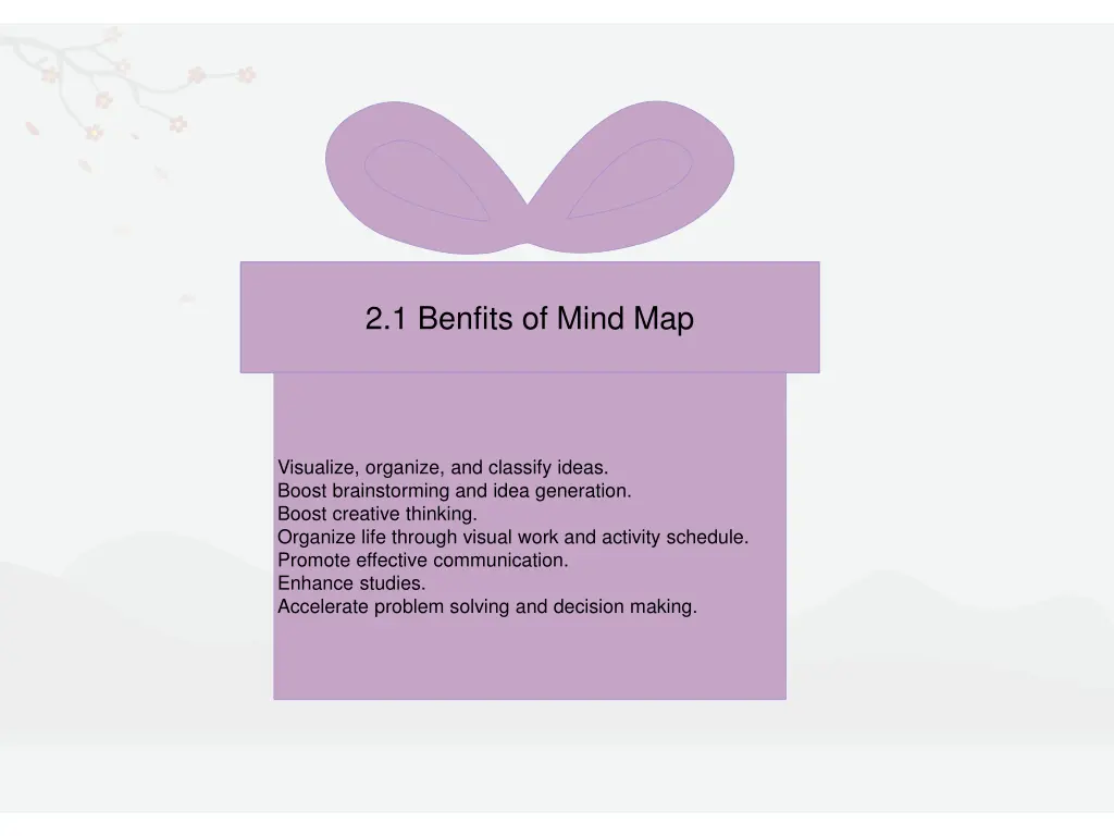 2 1 benfits of mind map