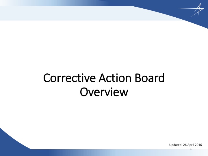 corrective action board corrective action board