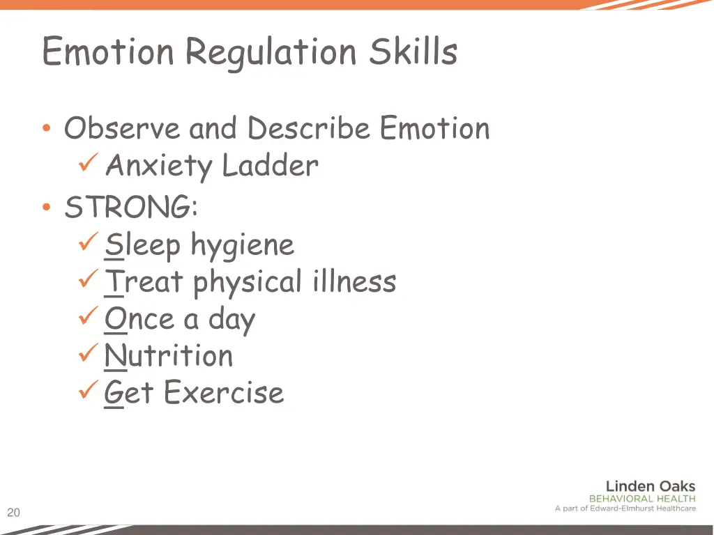 emotion regulation skills