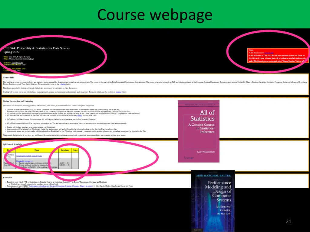 course webpage 1