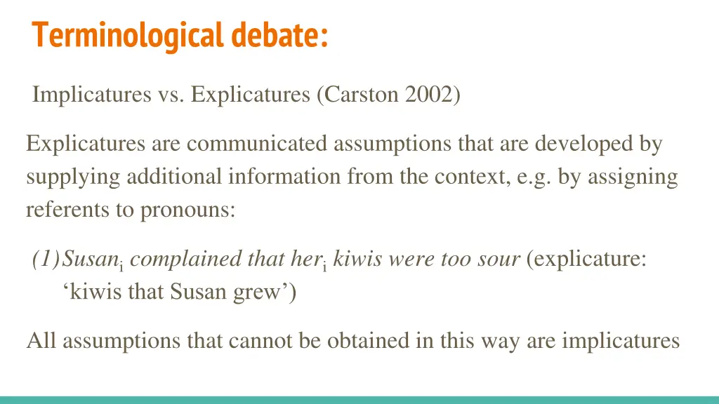 terminological debate 1