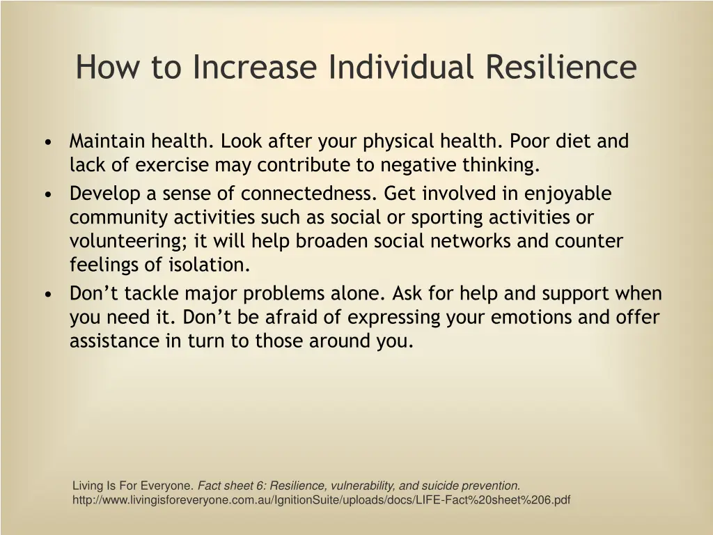 how to increase individual resilience 1