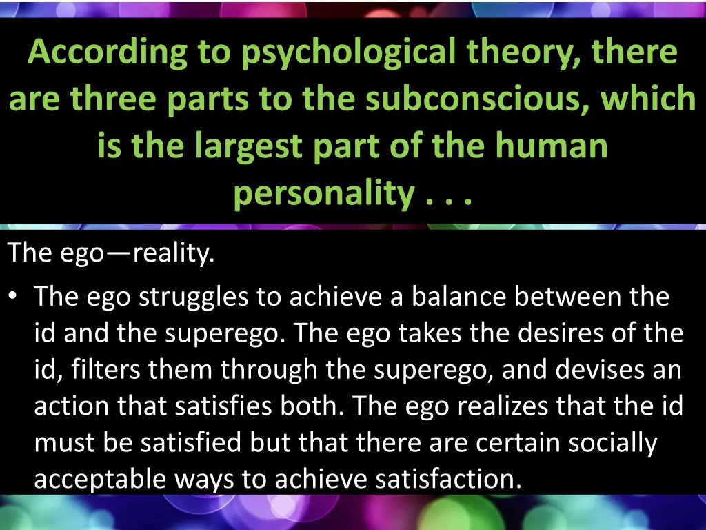 according to psychological theory there are three 2