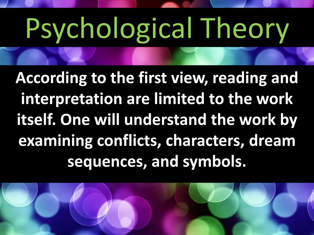 psychological theory 2