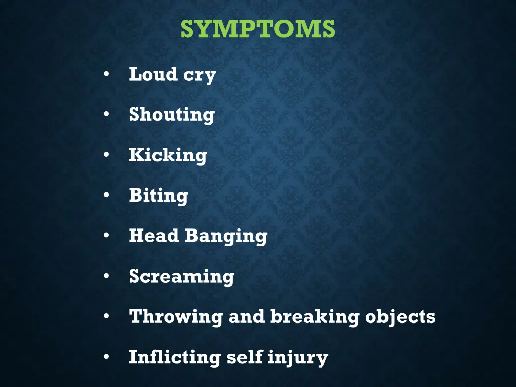 symptoms